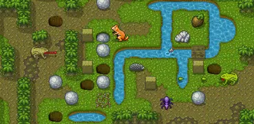 Sokoban Game: Puzzle in Maze