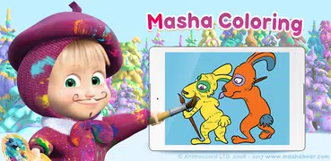 Masha e o Urso: Colorir