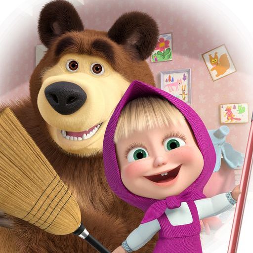 Masha and the Bear: Cleaning