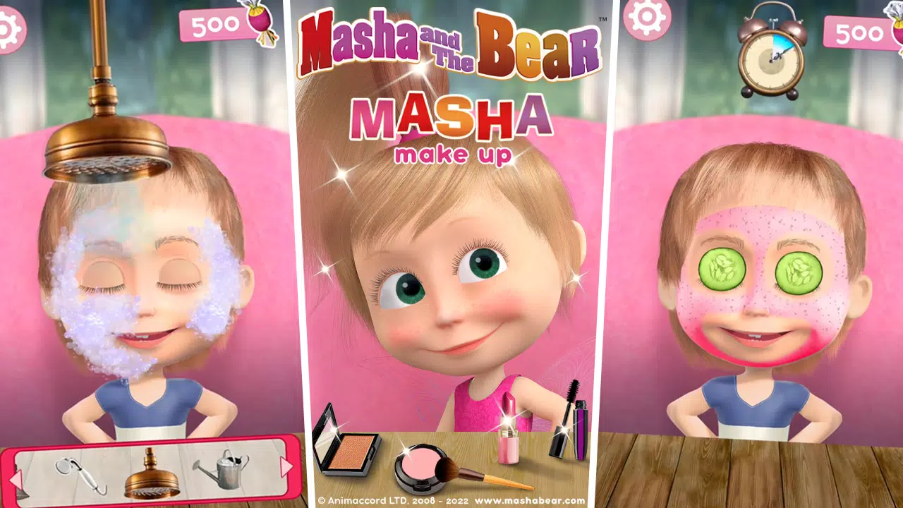 Masha And The Bear: Salon Game Apk For Android Download