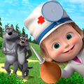 Masha and the Bear: Free Animal Games for Kids