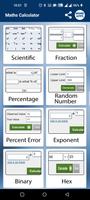 Math Calculators capture d'écran 1