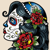 Tattoo Pixel Coloring Art ícone