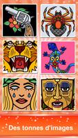 Tattoo Pixel Coloring Art capture d'écran 2