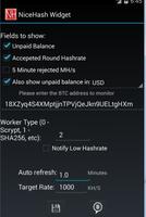 NiceHash Widget (Ad Free) Affiche