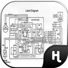 Industrial Wiring Diagram Electronic icon