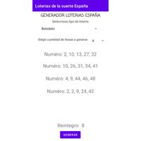 Generador de Loterías Suerte gönderen