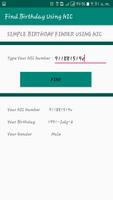 برنامه‌نما Birthday Finder Using NIC عکس از صفحه