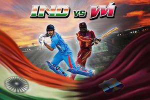 India Vs West Indies 2017 Tab plakat
