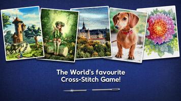 Cross-Stitch World الملصق