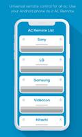 برنامه‌نما Universal AC Remote عکس از صفحه