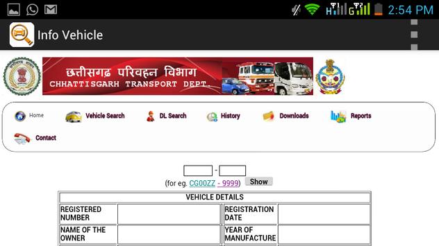 INFO VEHICLE-Find Address RTO INDIA 截图 5