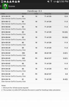 Golf Handicap Calculator Tracker Free- World Rules 截图 9