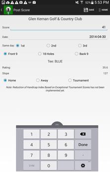 Golf Handicap Calculator Tracker Free- World Rules 截图 10