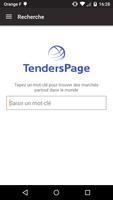 TendersPage Affiche