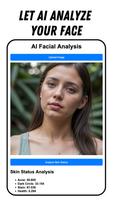 AI Facial Analysis Test Beauty الملصق