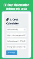 EV Calculator: Cost Power Time poster