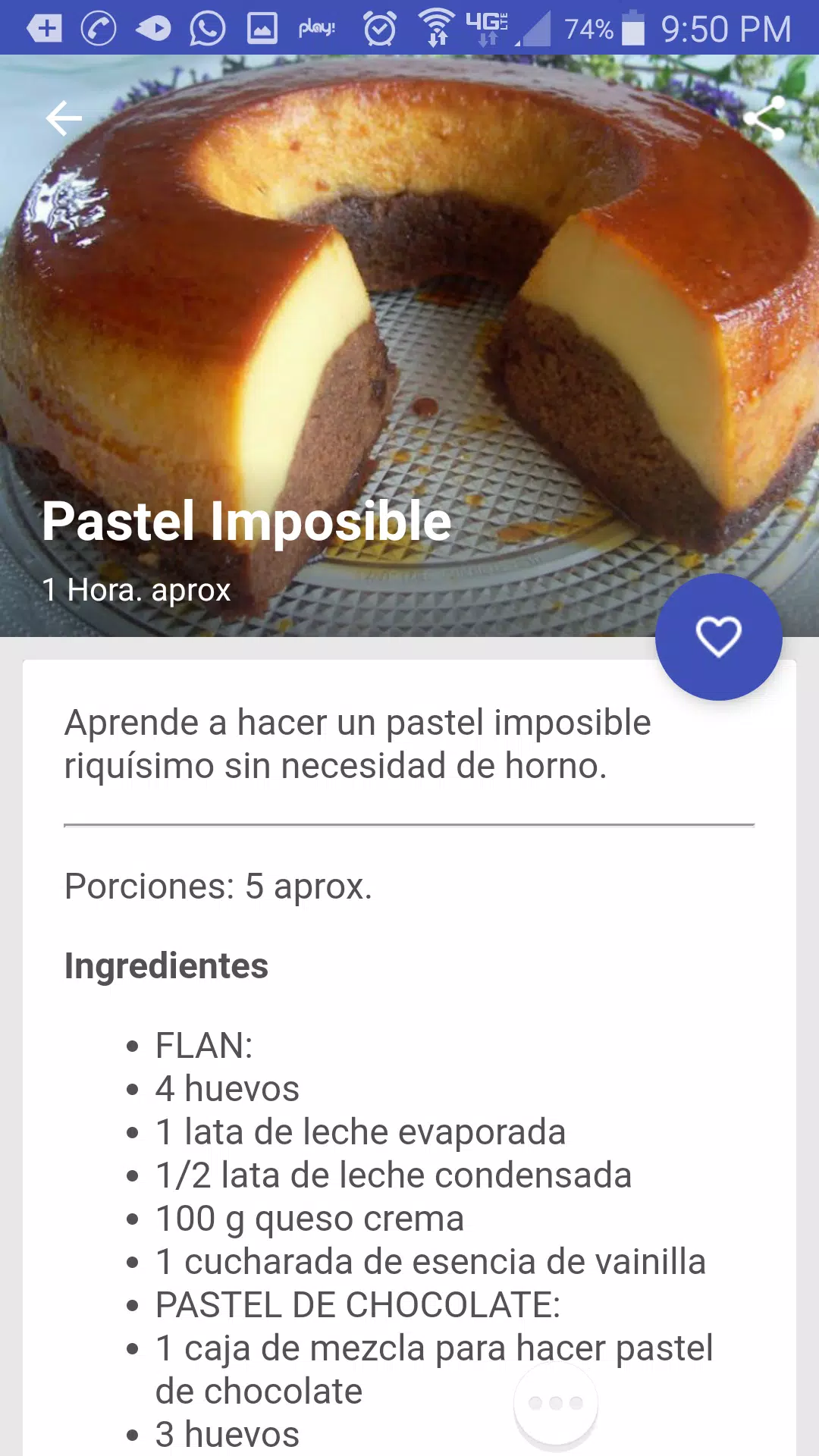 Postres Fáciles y Rápidos: Recetas Para Sorprender APK للاندرويد تنزيل