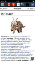 برنامه‌نما Dinosaur عکس از صفحه