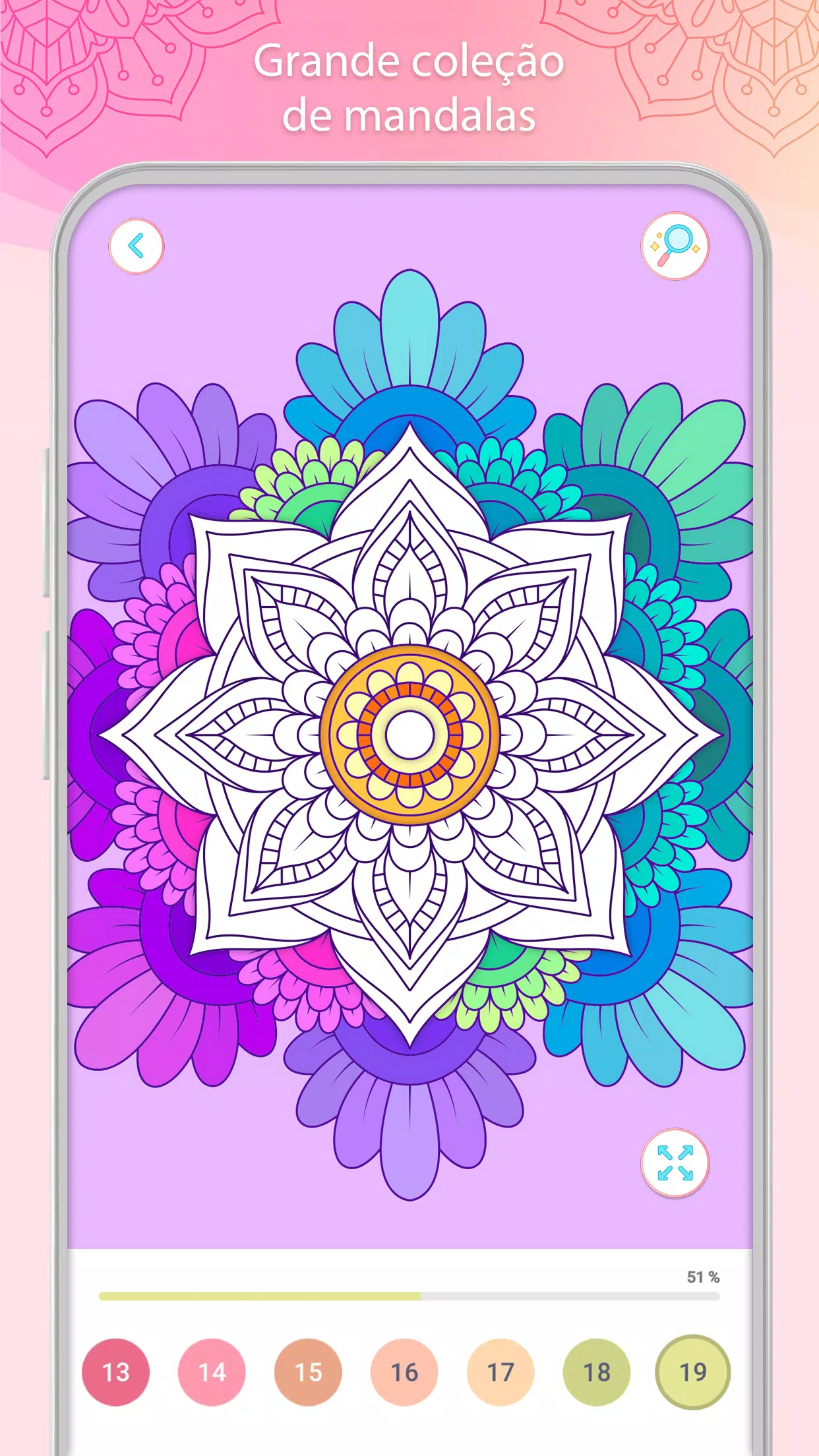 Download do APK de Mandalas para Colorir: Jogos de Pintar com