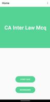 CA Inter Law MCQ poster