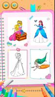 Colorear Princesas: Juegos de Pintar por Número captura de pantalla 2