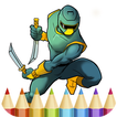 Ninja Coloring Book Game