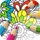 Coloring Book for Adults Anti-Stress-icoon