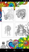 Coloring Book for Adults Anti-Stress ภาพหน้าจอ 2