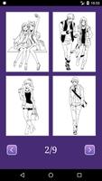 Anime Manga Coloring Book スクリーンショット 1