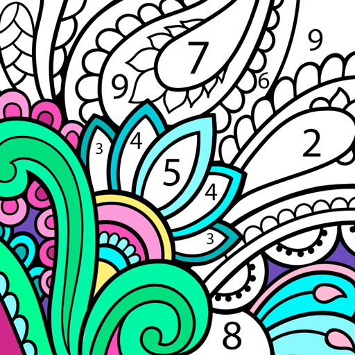 Mandala Color by Number: Mandala Coloring Book