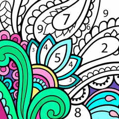 Mandala Color by Number: Mandala Coloring Book APK download