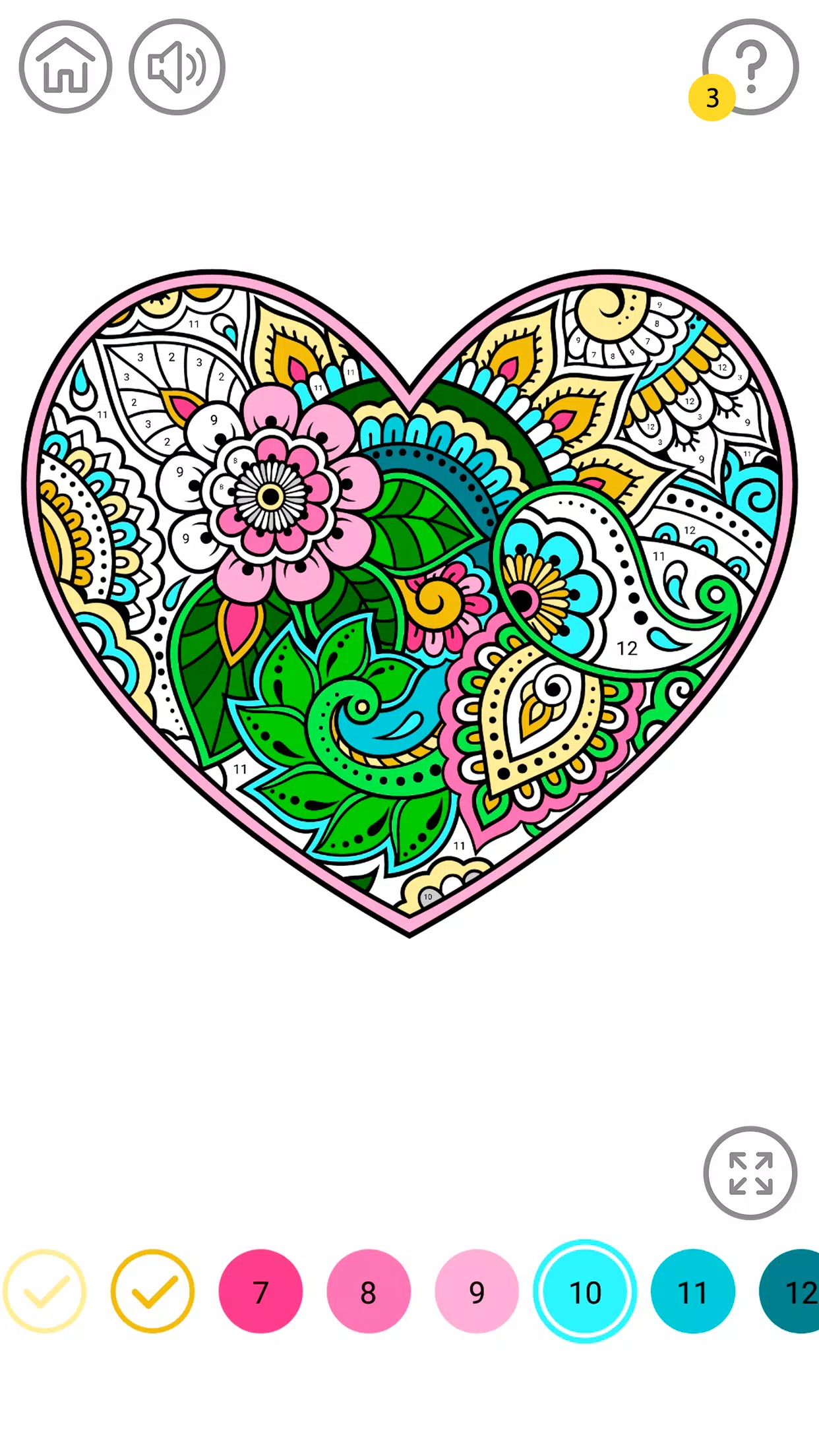 Mandala Pintar por Número na App Store