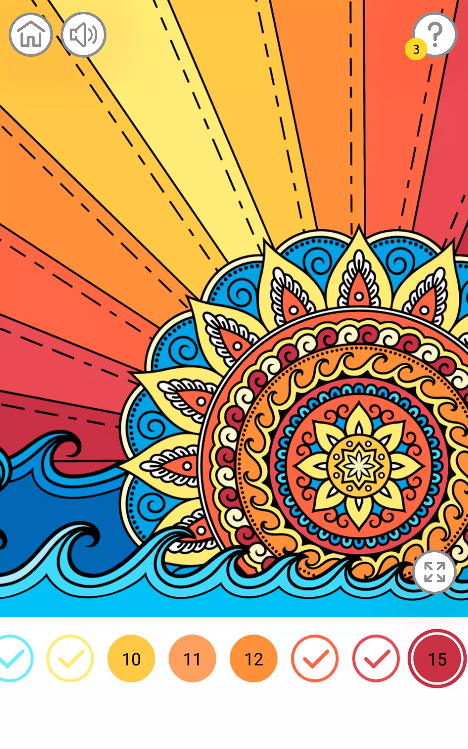 Mandala Pintar por Número na App Store
