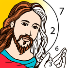 Bible Coloring Book by Number icône
