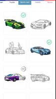 Cars Coloring by Number 截图 2