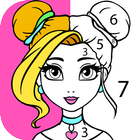 Girls Coloring Book for Girls アイコン