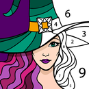 Halloween Color by Number: Halloween Coloring Book APK