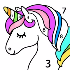 Unicorn Color by Number – Unicorn Coloring Book APK download