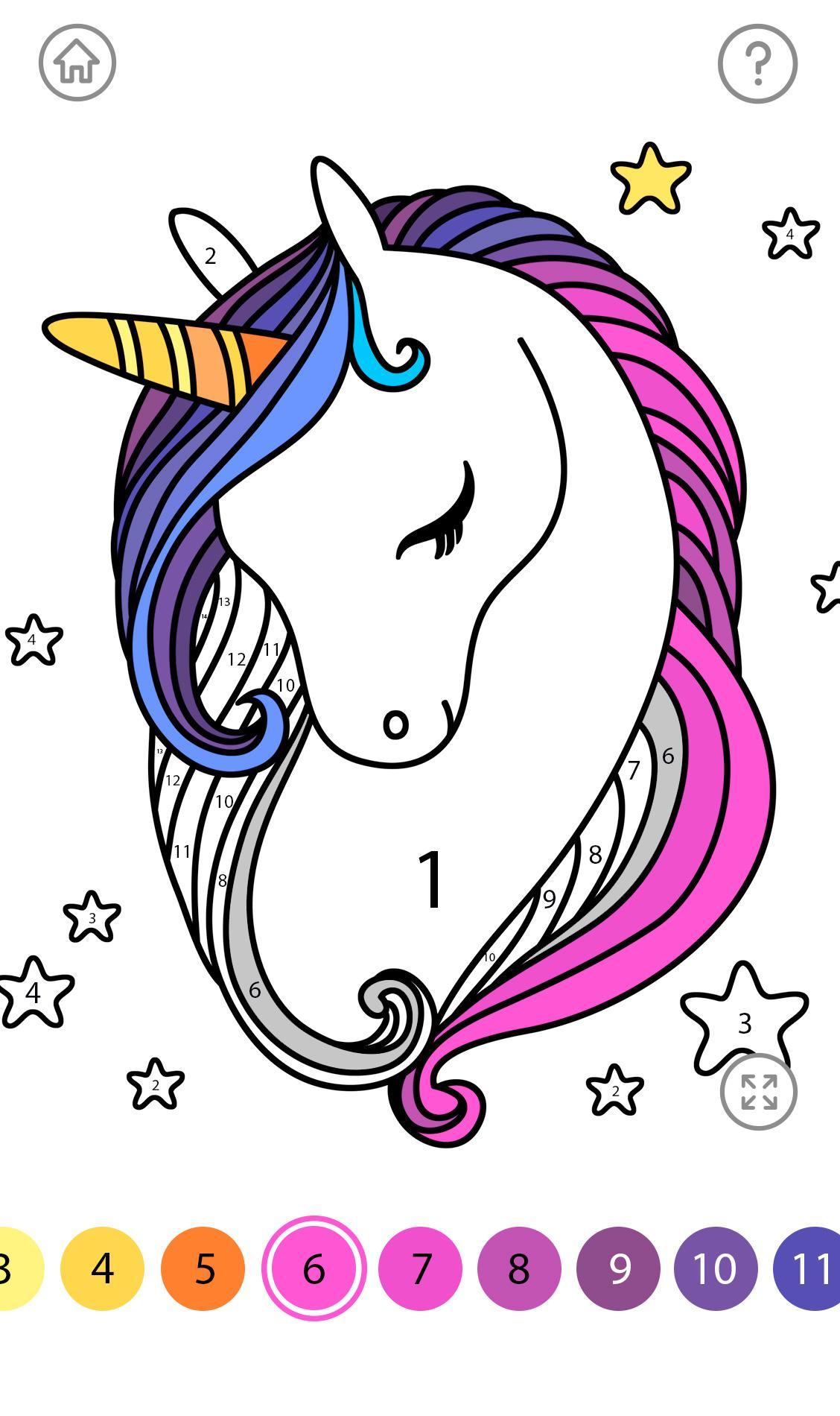 Unicorn Color by Number for Android - APK Download