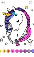 Unicorn Color by Number 截图 2