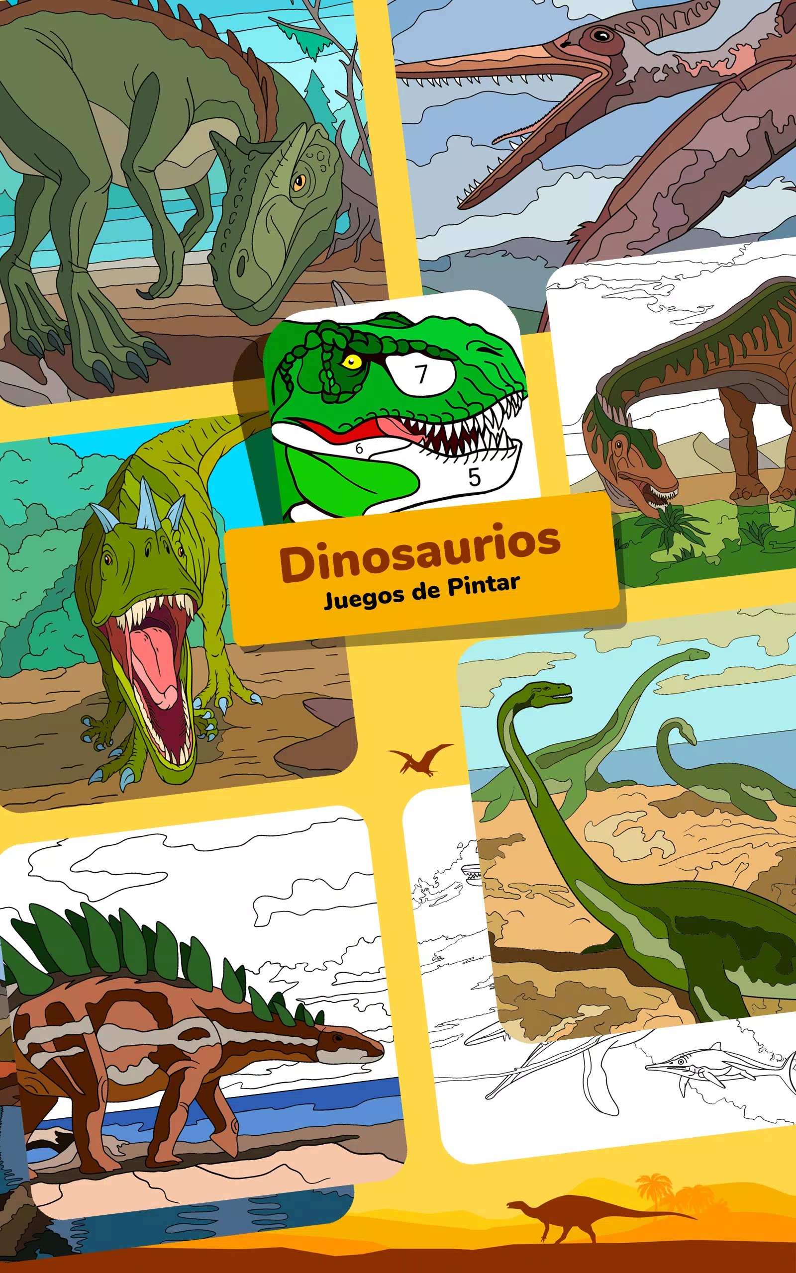 Descarga de APK de Enciclopedia de colores Dino para Android Descarga de APK de Enciclopedia de colores Dino para Android