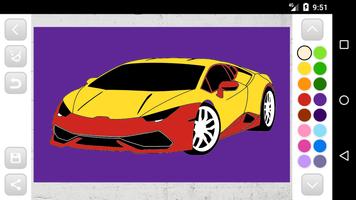 Best Cars Coloring Book Game capture d'écran 3