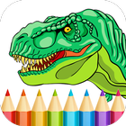 Best Dinosaur Coloring Book icône