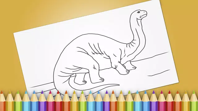 Screenshot 8 for Dinosaurs Coloring Book Game