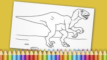 Dinosaurs Coloring Book Game পোস্টার