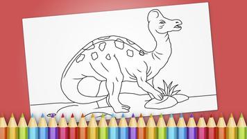 Dinosaurs Coloring Book Game syot layar 1