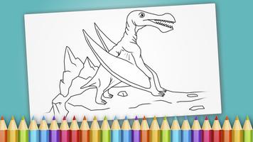 Dinosaurs Coloring Book Game capture d'écran 2