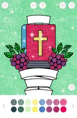 Скачать Библия Раскраска с Блестками APK