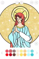 Скачать Библия Раскраска с Блестками APK